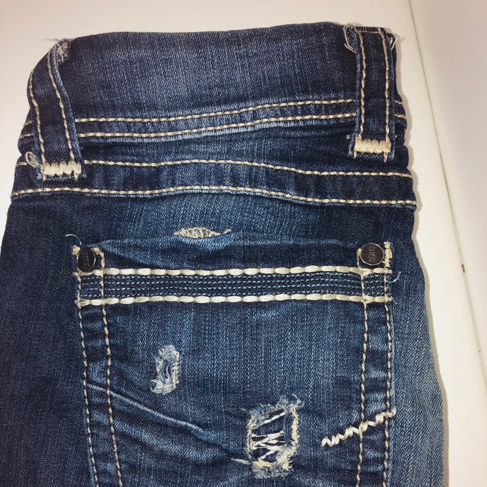 BKE X Buckle Stella Skinny Jeans. Dark denim.